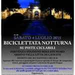 Biciclettata Notturna Villa Litta 2015